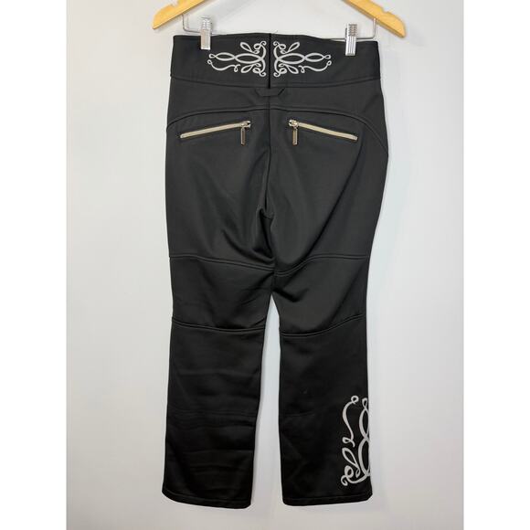 Athleta Fall Line Black Soft Shell Ski Snowboard Pants Size 2 - Picture 9 of 11